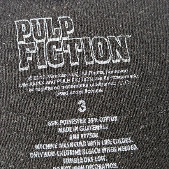 Pulp Fiction Tee Featuring Movie Poster Cover   Uma Thurman XXL - Picture 4 of 7